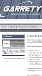 Mobile Screenshot of garretymfg.com
